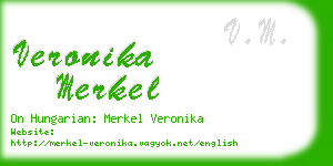 veronika merkel business card